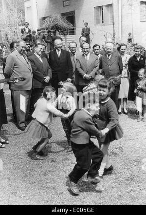 Konrad Adenauer in Teheran, 1957 Stockfoto