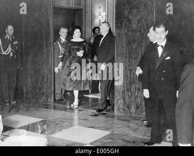 Konrad Adenauer in Teheran, 1957 Stockfoto