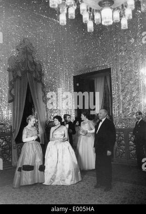 Konrad Adenauer in Teheran, 1957 Stockfoto