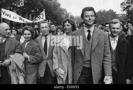 Gérard Philipe, 1958 Stockfoto