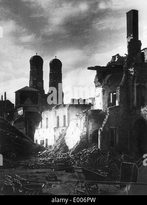 Die zerstörten München, 1945 Stockfoto