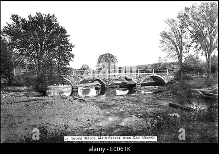 Niederlassung (Töpferei) Brücke, Keene NH Stockfoto