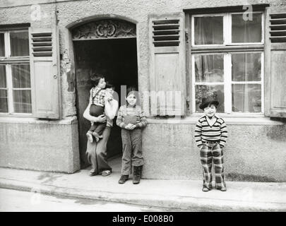 Türkische Kinder in Augsburg Stockfoto