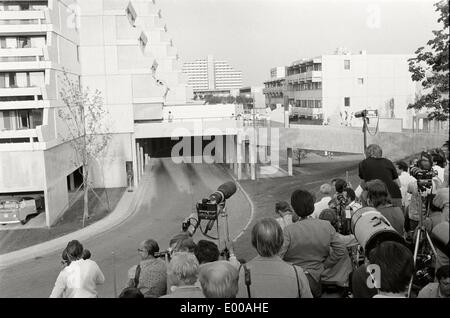 München-Massaker während der Olympischen Sommerspiele 1972 Stockfoto