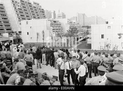 München-Massaker während der Olympischen Sommerspiele 1972 Stockfoto
