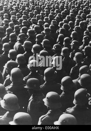 Rekruten bei der Vereidigung, 1936 Stockfoto