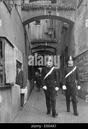 Polizei in Südtirol Stockfoto