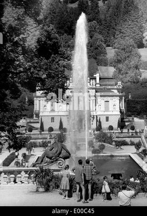 Schloss Linderhof in Ettal Stockfoto