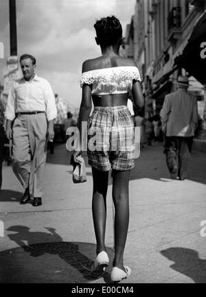 Straßenszene in New Orleans Stockfoto