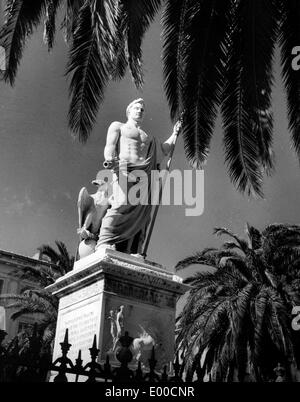 Napoleon-Statue in Bastia Stockfoto