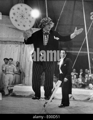 Der russische Clown und Pantomime Oleg Popov, 1963 Stockfoto