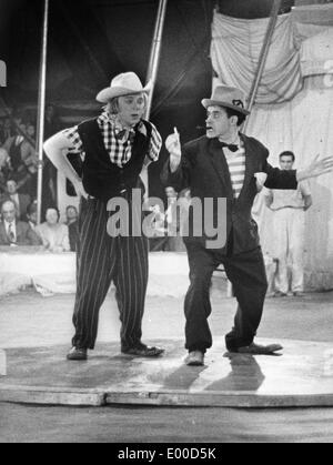 Der russische Clown und Pantomime Oleg Popov, 1963 Stockfoto