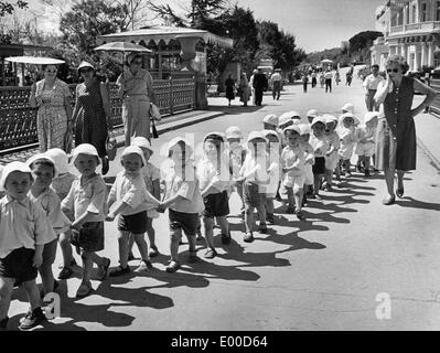 Kindergartenkinder in der UdSSR, 1960 Stockfoto