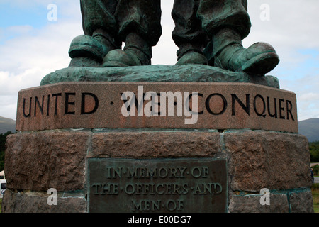 Das britische Commando Memorial, Lochaber. Bild von Kim Craig. Stockfoto