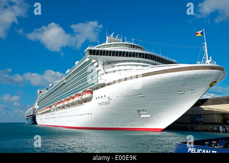 Bridgetown Barbados Karibik Kreuzfahrten P & O Ventura kleine Antillen Stockfoto