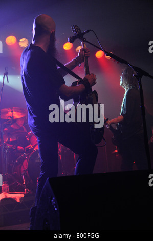 New Model Army in der Oxford-O2 23. April 2014 im Rahmen der UK-Etappe der Tour für ihre zwölfte Studio-Album. Stockfoto