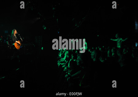 New Model Army in der Oxford-O2 23. April 2014 im Rahmen der UK-Etappe der Tour für ihre zwölfte Studio-Album. Stockfoto