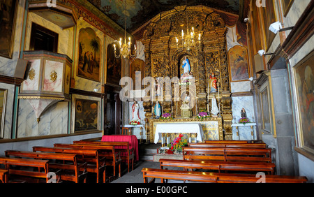 Madeira Portugal Câmara de Lobos - Kapelle Nossa Senhora da Conceição Stockfoto