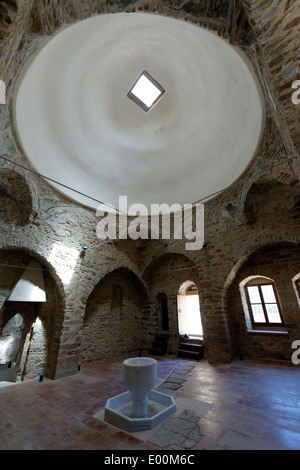 Osmanischen türkischen Bäder aus dem 18. Jahrhundert im Inneren der Burg Festung oder Kastro Chios Stadt Chios Griechenland gegründet Stockfoto