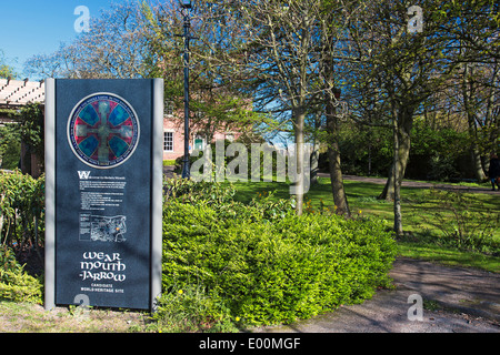 Bebe Weltmuseum Eingang, Jarrow, South Tyneside, England Stockfoto