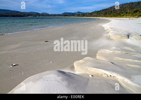 Weißer Strand, Tasmaniens Tasman Halbinsel Stockfoto