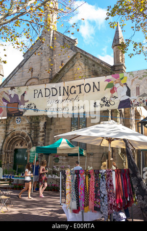 Sydney Australien, Paddington, Oxford Street, Paddington Markets, Shopping Shopper Shopper Shopper Shops Märkte Märkte Marktplatz Kauf Verkauf, Einzelhandel Stockfoto