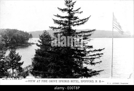 Spofford Lake in Chesterfield, New Hampshire Stockfoto