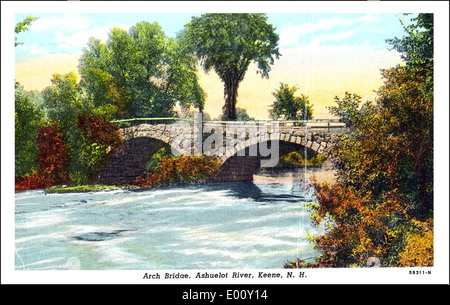 Bogenbrücke, Keene NH Stockfoto