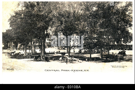 Central Square in Keene, NH Stockfoto