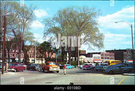 Central Square in Keene, NH Stockfoto