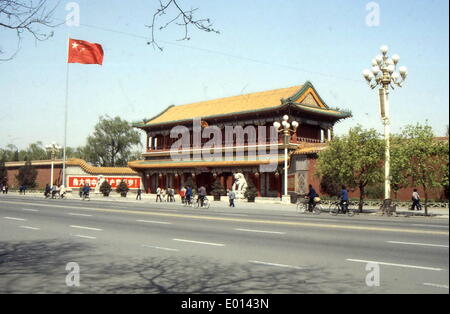 Sitz der Regierung der Volksrepublik China in Peking, 1985 Stockfoto