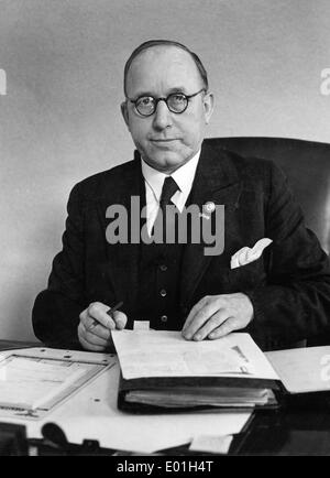 Präsident der Deutschen Reichsbahn Berlin Emil Beck, 1940 Stockfoto