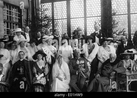 Hochzeit von Rupprecht, Kronprinz von Bayern und Antonia von Luxemburg, 1921 Stockfoto