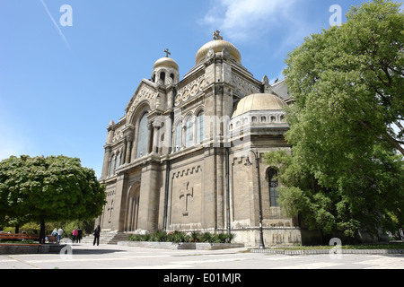 Dormition der Theotokos Kathedrale in Varna, Bulgarien. Stockfoto