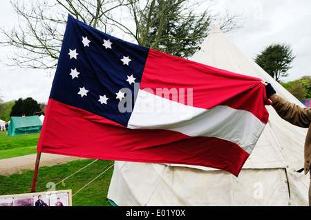 Rufford Abtei historisches Ereignis. Nottinghamshire, UK. Stockfoto