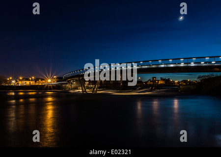 Millennium Bridge Castleford Stockfoto