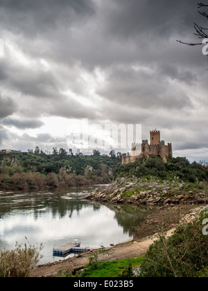 Almorol Burg in Tejo Stockfoto