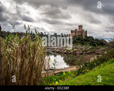 Almorol Burg in Tejo Stockfoto