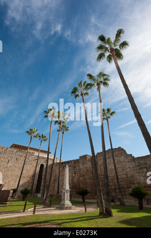 Alcazaba, Merida, Badajoz, Extremadura, Spanien, Europa Stockfoto