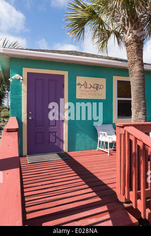 "Si Como kein Inn" in Flagler Beach, FL, USA Stockfoto