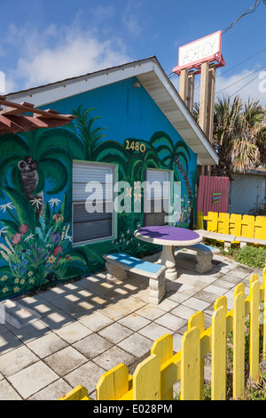 "Si Como kein Inn" in Flagler Beach, FL, USA Stockfoto