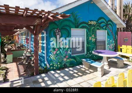 "Si Como kein Inn" in Flagler Beach, FL, USA Stockfoto