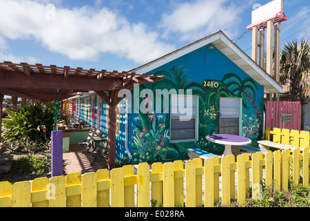 "Si Como kein Inn" in Flagler Beach, FL, USA Stockfoto