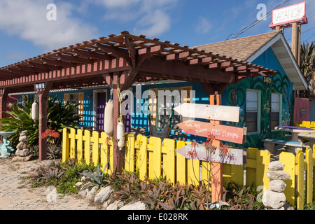 "Si Como kein Inn" in Flagler Beach, FL, USA Stockfoto