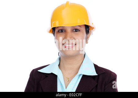 Porträt von überzeugt junge Architektin Stockfoto