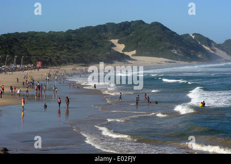 Am Strand von East London, Eastern Cape, Südafrika Stockfoto