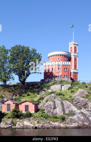 Kastellet Zitadelle, Festung auf der Insel Kastellholmen, Stockholm, Schweden Stockfoto