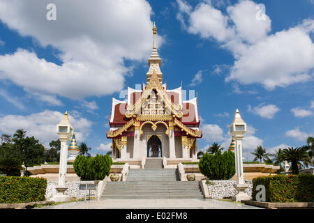 Sao Lak Mueang, Stadt Säule Schrein, Thung Sri Muang Park, Udon Thani, Isan oder Isaan, Thailand Stockfoto