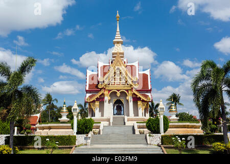 Sao Lak Mueang, Stadt Säule Schrein, Thung Sri Muang Park, Udon Thani, Isan oder Isaan, Thailand Stockfoto