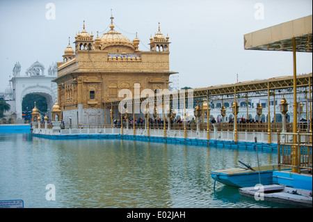 Indien - Punjab: Amritsar: der Goldene Tempel oder Harmandir Sahib Stockfoto